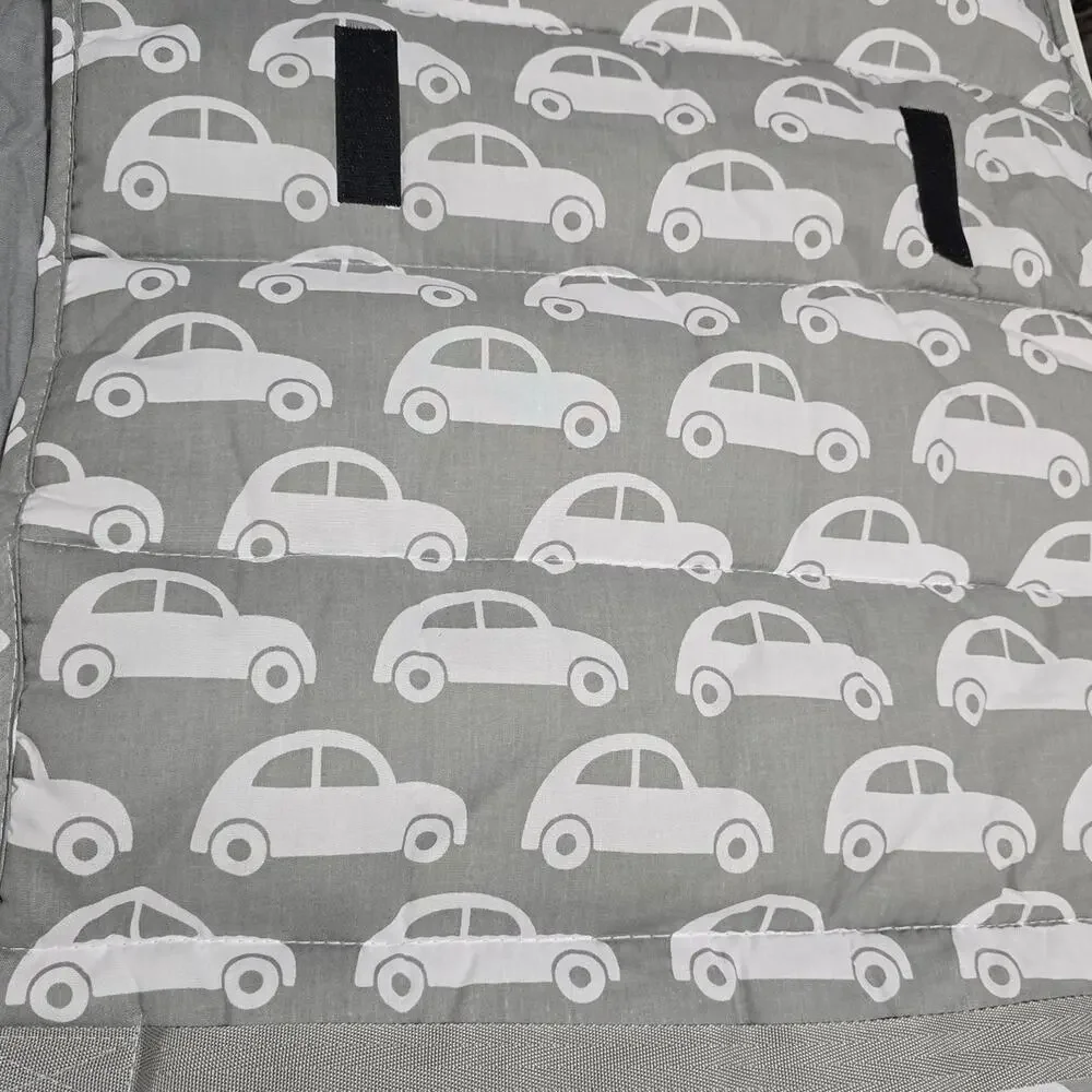 Wildkin brand kids' nap mat features a grey car pattern NWoT